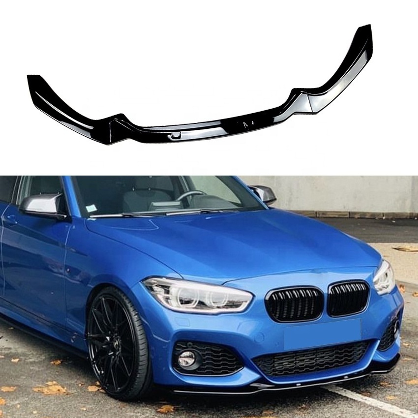 Hot Sale High Gloss Heat Resistant Car F20 F21 116i 118i 120i Front Lip Chin Shovel Splitter Spoiler Sticker Fender