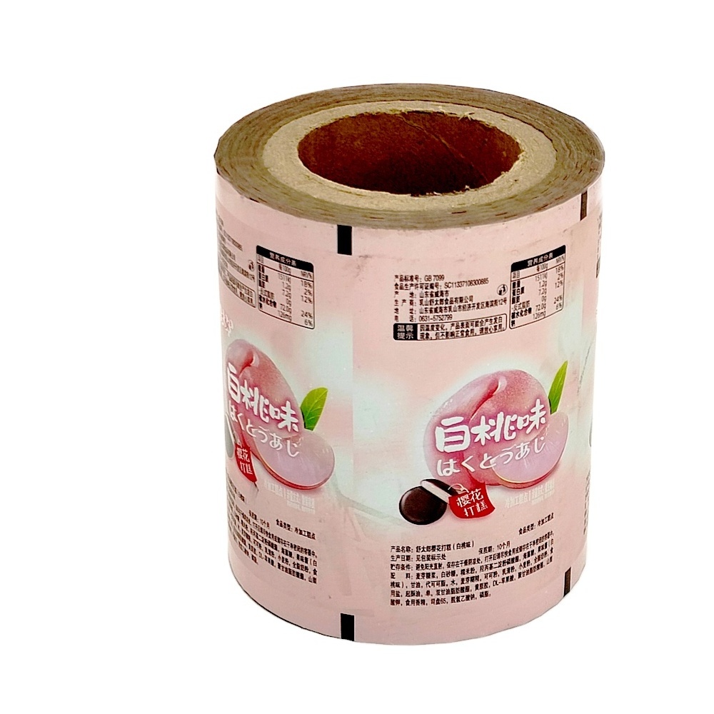 Factory Direct Sales Of Plastic Food Grade Aluminum Film Flexible Packaging Roll Film Roll Color Printing Lamination Film