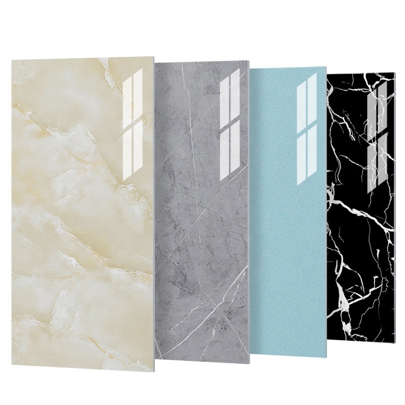 Peel And Stick Waterproof Marble Tile Wallpaper Home Decoration Sticker 3D Foam Wall Panel For Kitchen And Bathroom