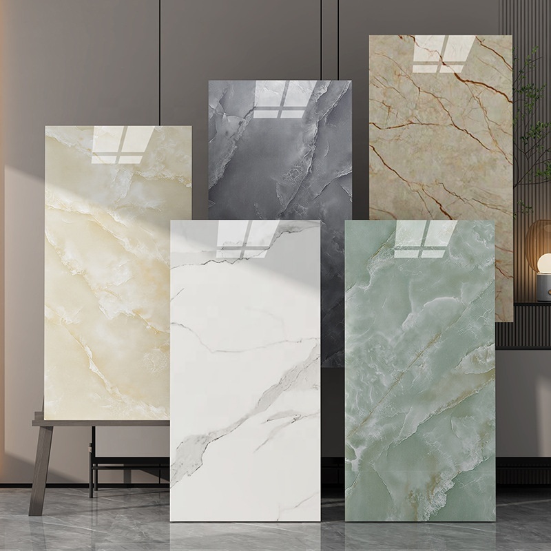 Others Decoration Wallpapers 30x60cm Imitated Marble Stone Wall Panel Sheets