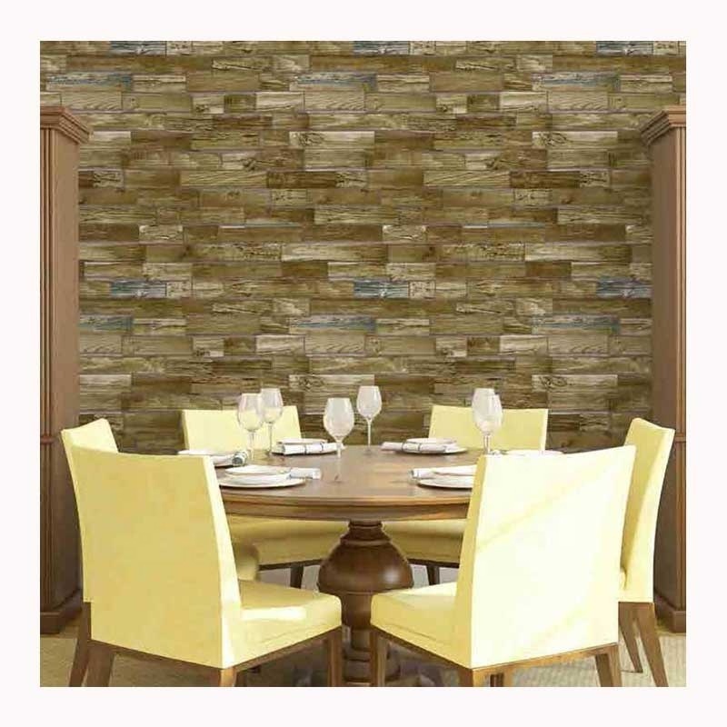 Wall Paper Home Decoration Vinyl Wallpaper 3D Rock Design Barber Shop PVC Modern Hotel Waterproof Wall Sticker 20 Rolls/carton