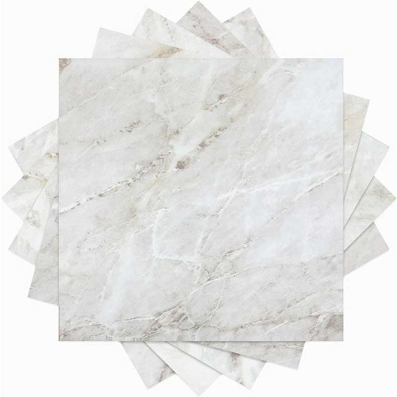 Floor Tile Waterproof Luxury Vinyl Flooring Tile Floor Sticker Self Adhesive Peel and Stick Marble Jiangsu Smooth Modern Indoor