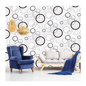 Chinese Wholesale Supplier 0.45*10m Wallpaper Self-adhesive PVC Waterproof Moisture-proof Bedroom Living Room Wall Paper Sticker