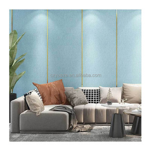 Modern Self-Adhesive Gold PVC Wall Panel Waterproof Peel Stick Flexible Trim Stickers Car Furniture Decorative Tile Edge Banding