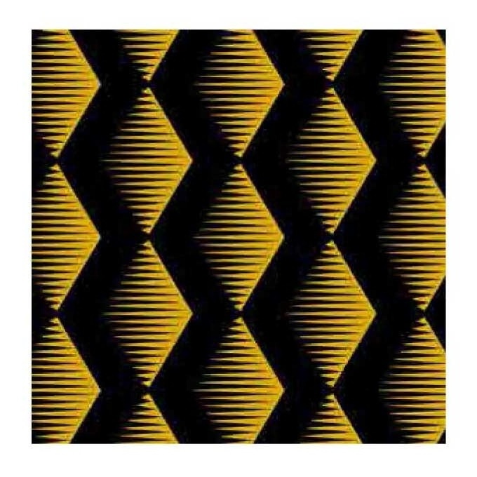 5D Modern Yellow And Black Diamond Design Ktv Commercial Decorative Vinyl Wall Covering Pvc Wallpaper