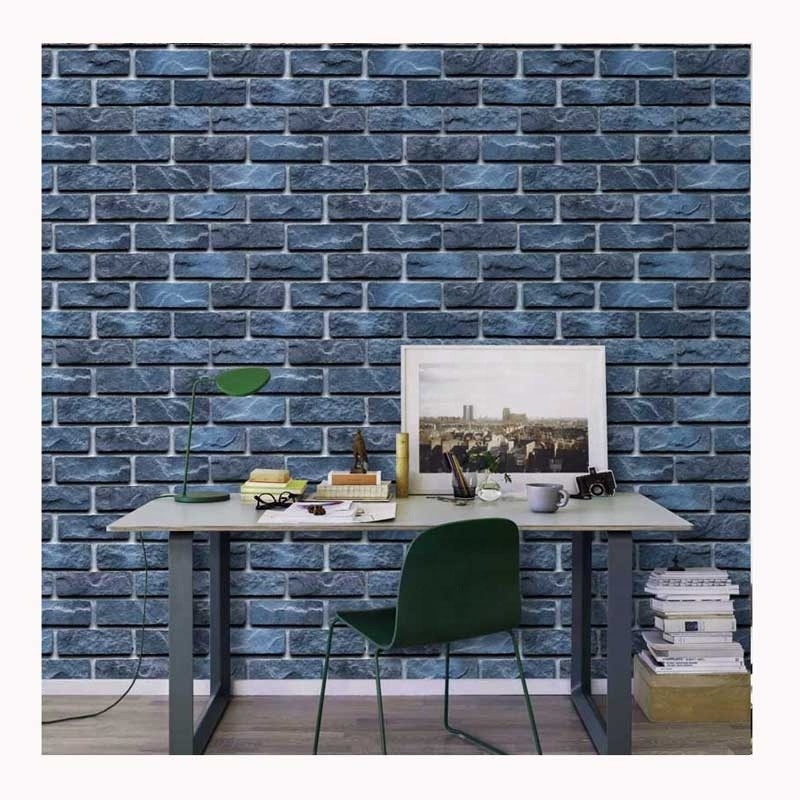 Waterproof 3D Nature Red Brick PVC Textured Wallpaper for Living Room Decoration Modern Hotel Waterproof Wall Paper Gluing Yueze