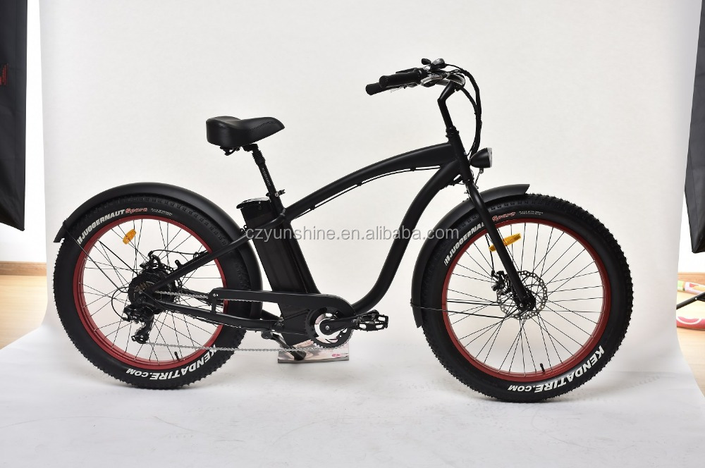 26 inch fat tire electric bike beach cruiser