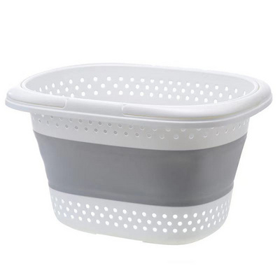 Multi-Functional Folding Laundry Basket Collapsible Plastic Foldable Laundry Basket Plastic Basket