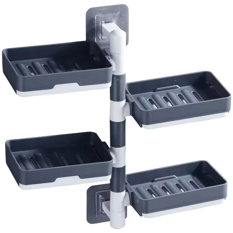 Wholesale New Products Bathroom Soap Rack Rotatable Creative Bathroom Soap Dish Products