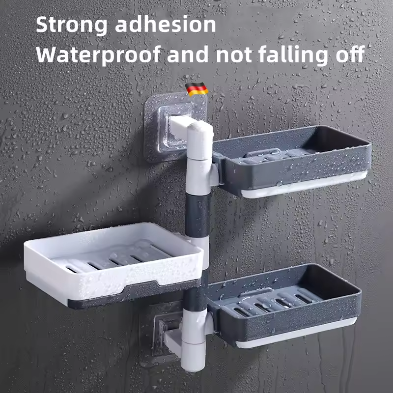 Wholesale New Products Bathroom Soap Rack Rotatable Creative Bathroom Soap Dish Products