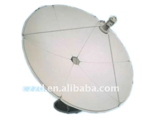 c band plate satellite antenna 150 cm dish