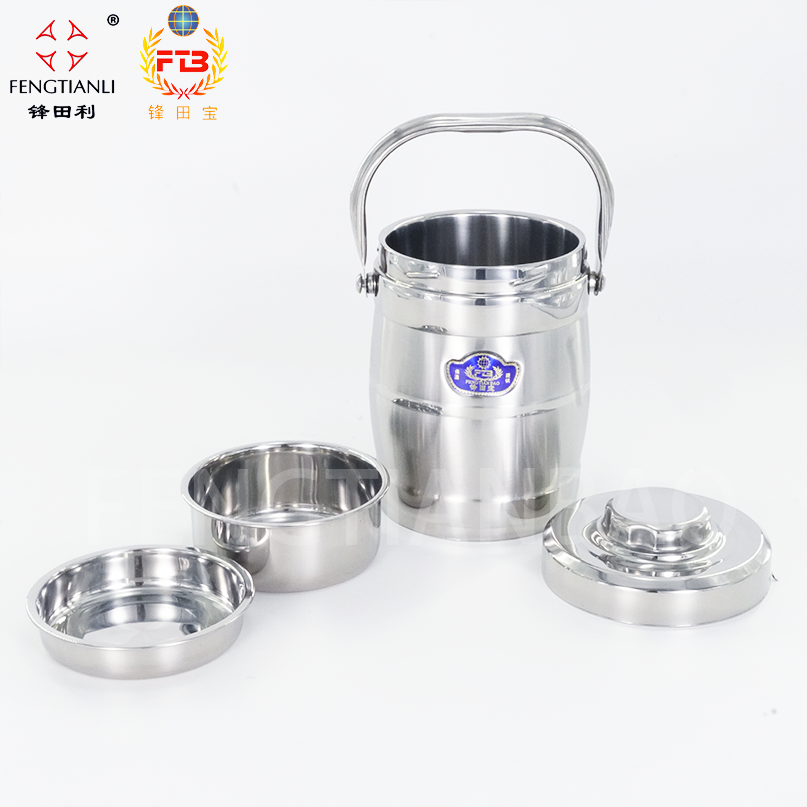 2.0L  Stainless steel insulated hot pots to keep food warm kitchenware kitchen tool instant hotpot set