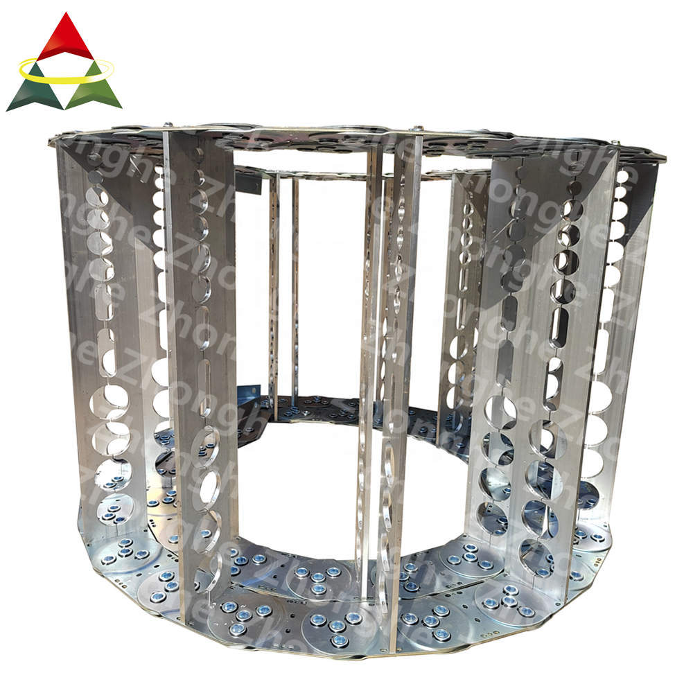 Steel cable carrier flexible cable tray