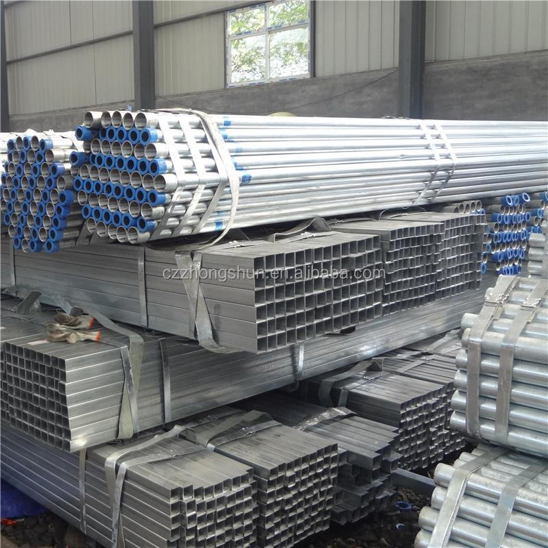 12 ft Hot Dip Galvanized Round Steel Pipe GI Pipe Pre Galvanized Steel Pipe 4 inch 1/2 Inch Galvanized Tube Fitting Dimensions