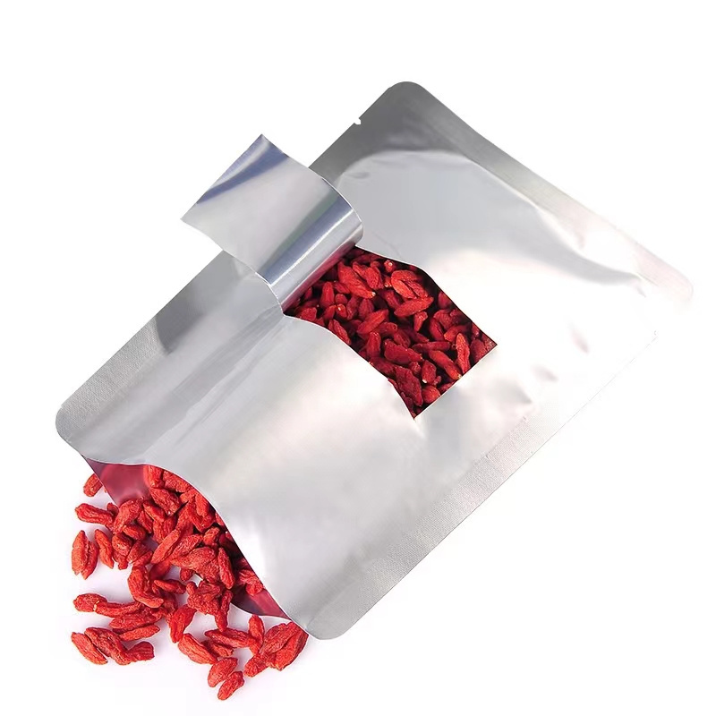 10*15 Free sample 3 side seal vacuum bag custom packaging plastic aluminum foil package