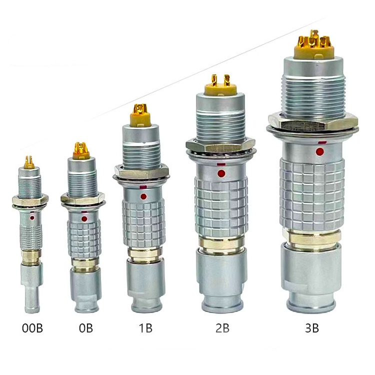 m12 connector 12 pin magnetic 8 pin right angle plug 8 pin 10.60mm to 12.00mm FGG Connector Egg Connector