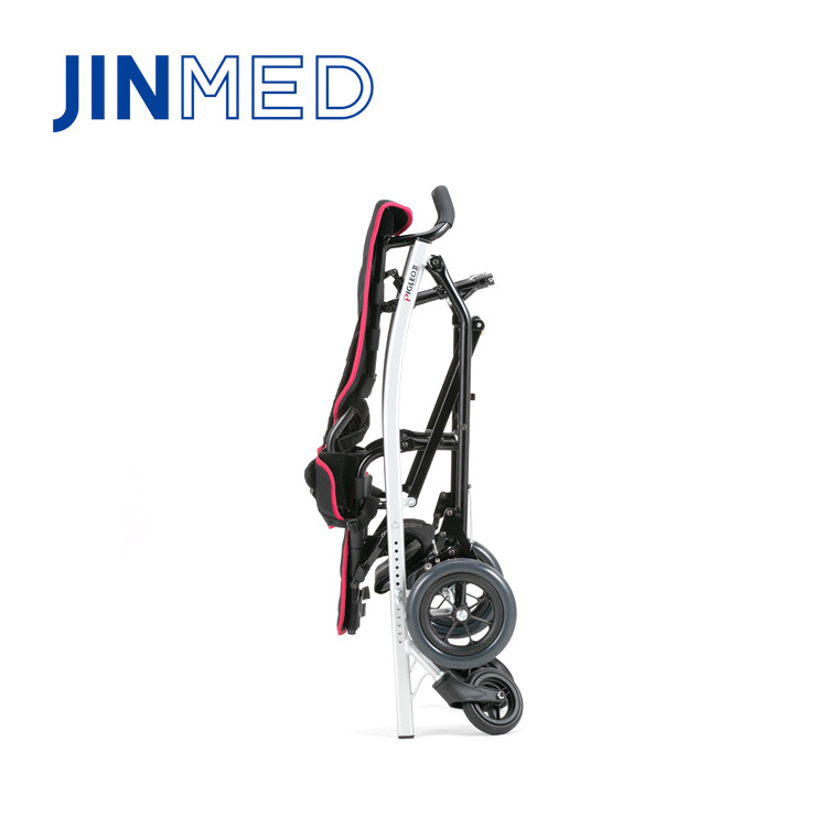 Custom OEM professional durable PU tire wheelchair for kids special needs stroller for child rehabiation therapy supplies