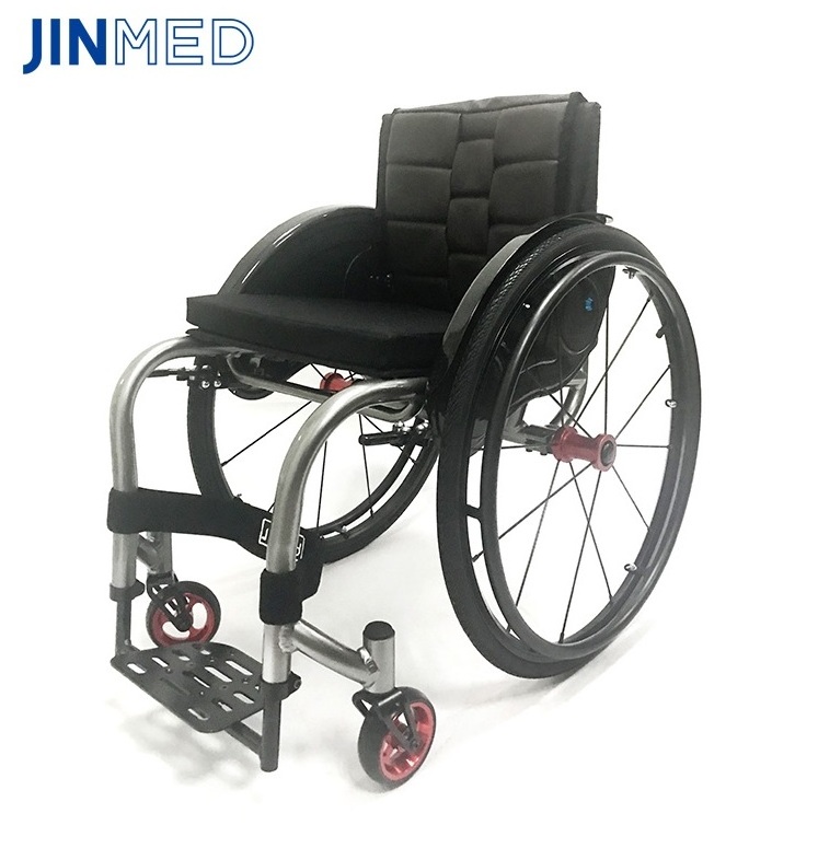 NA-432 9.5KG Rigid Frame Carbon Fiber Side Guard Active Sport Wheelchair for Adult/Teenager