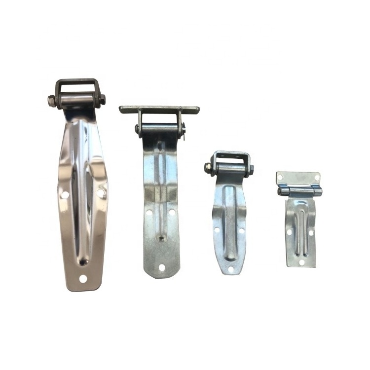 60011 model Container door parts truck trailer box door hinge stainless steel van truck container rear door hinge 350mm length