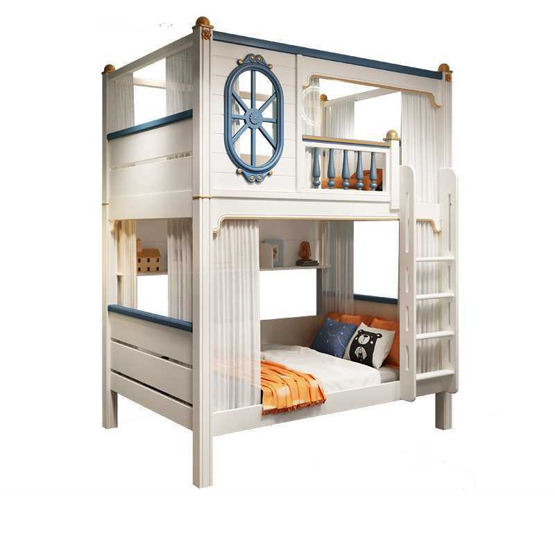 luxury kids bedroom furniture bunk beds with slide and stairs