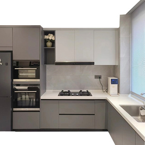 modern aluminium small cabinets set kitchen cabinet simple design with sink for small room kitchen