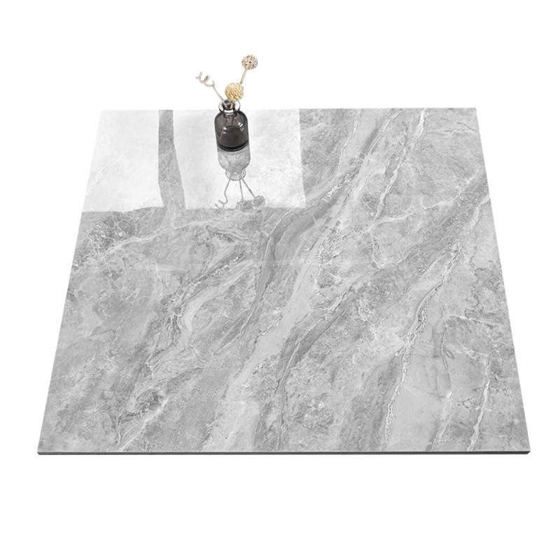 600*600mm Ceramic Tile Porcelain Look Slab Floor Tile for Indoors Polished Glazed Marble Graphic Design CLASSIC Modern Glossy