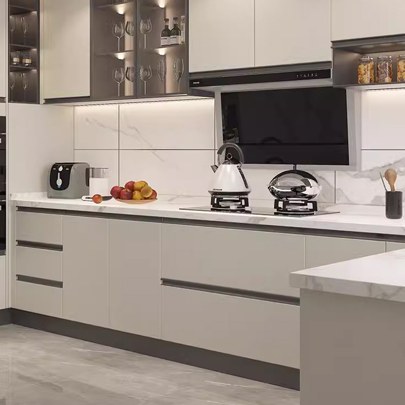 modern european style luxury home furniture solid wood modular cabinets ...