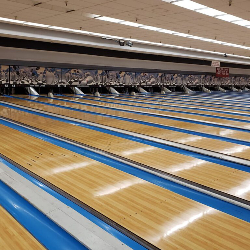 Cheap residential bowling alley 10 lane board price of a bowling alley outdoor