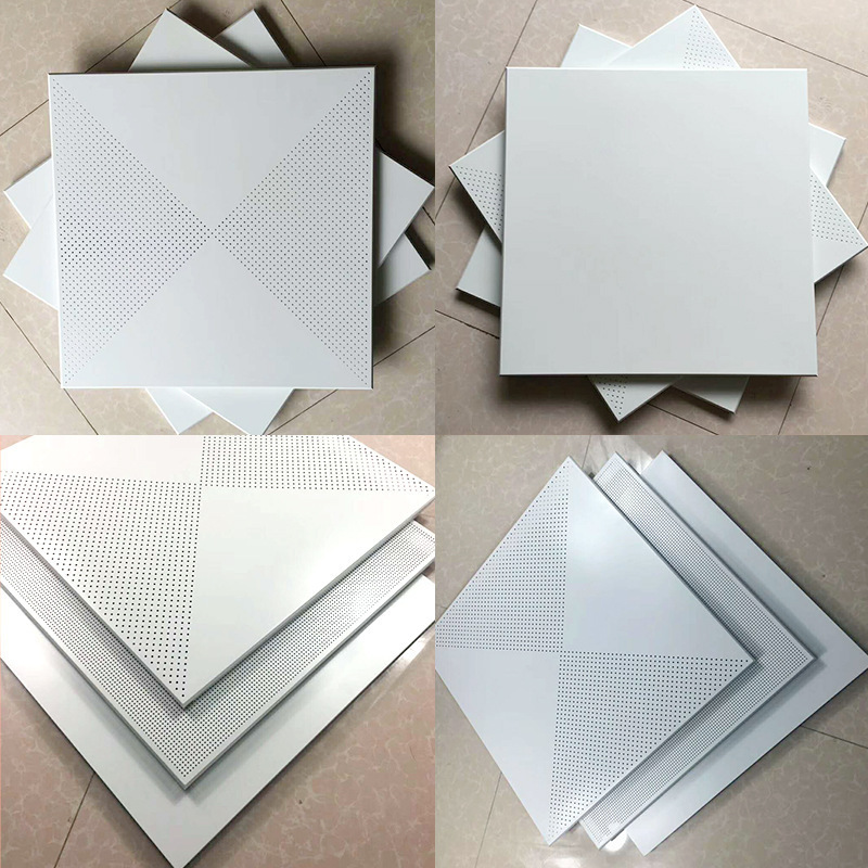 2023 popular soundproof 60*60cm aluminum ceiling tiles bathroom aluminum ceiling cladding