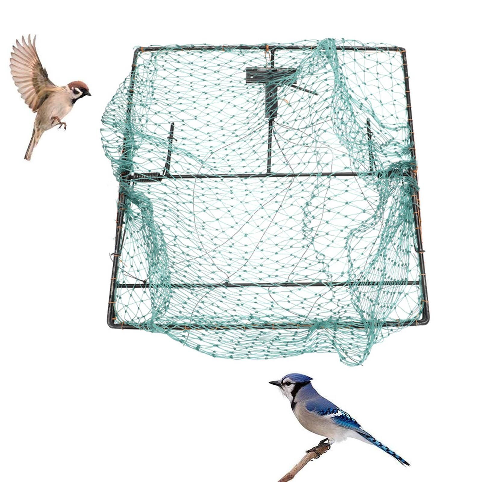 Humane Mesh Live Catch Bird Sparrow Capture Trap Netting Animal Hunting Control