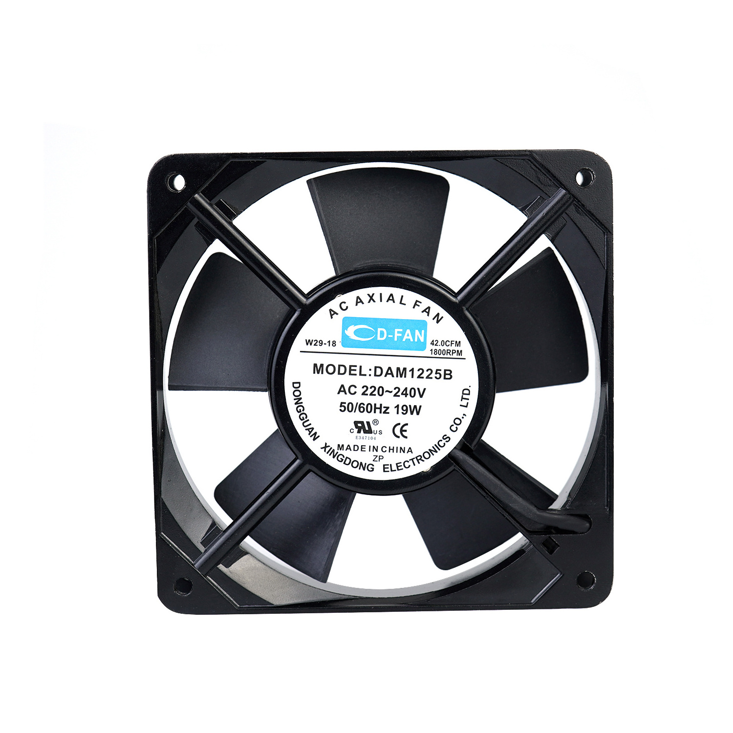 Fan 120x120x25 110v 220v 120mm Small Axial Flow Ac Cooling Fan For Deep Freezer