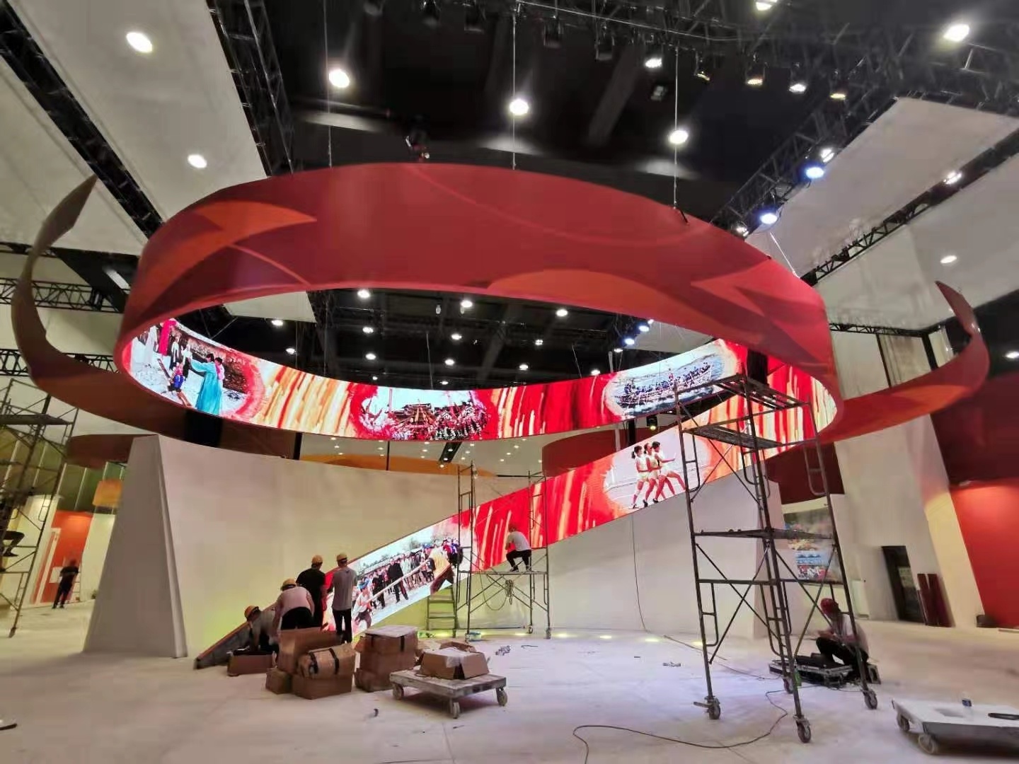 Circular Led Screen Spherical Flexible Led Video Advertising Led Display Screen