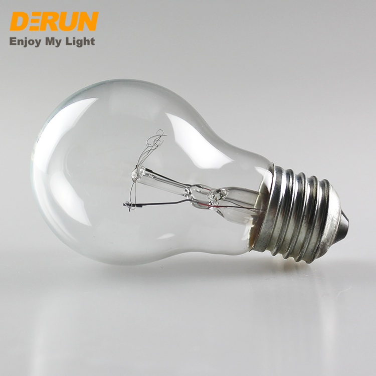 Factory Price Short Delivery Time 127V 130V 220V 230V 240V 25W 40W 60W 75W 100W A19 A55 A60 Incandescent light bulb, INC-A55