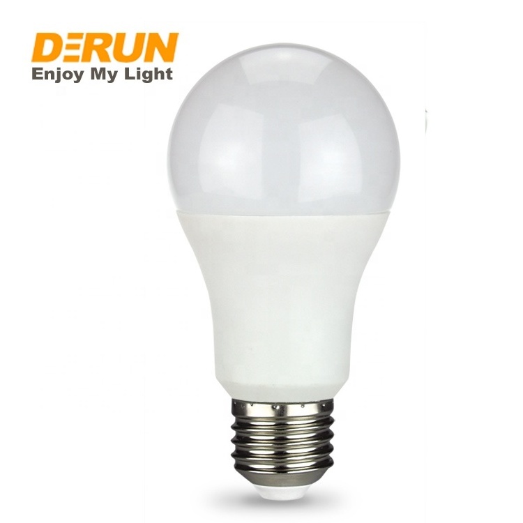 Globe Lighting 3w 5w 7w 9w 12w 220V 230V Plastic Aluminum A60 A19 LED Bulb E27 , LED-A60