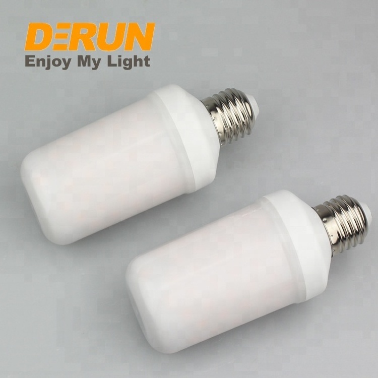 CE RoHS LED Flame Effect Bulb 3W 4W 5W 220V Fire Flame Flicker Lights , LED-FLAME