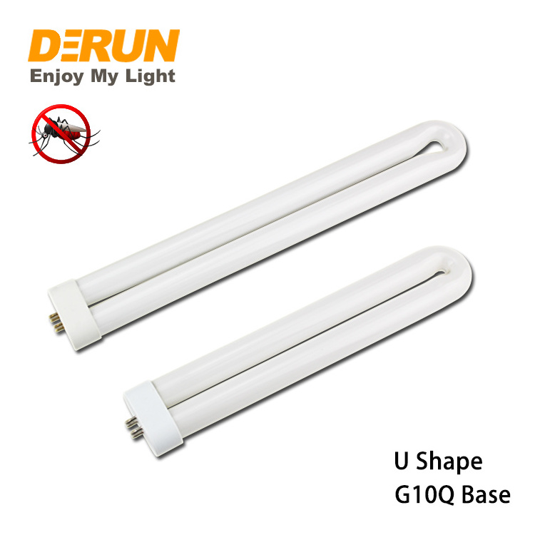 Factory Price U Shape 365NM UV fluorescent Lamp 18W 25W 40W 4 Pin G10Q Mosquito Insect Killer Flies Pest Trap Bug Zapper