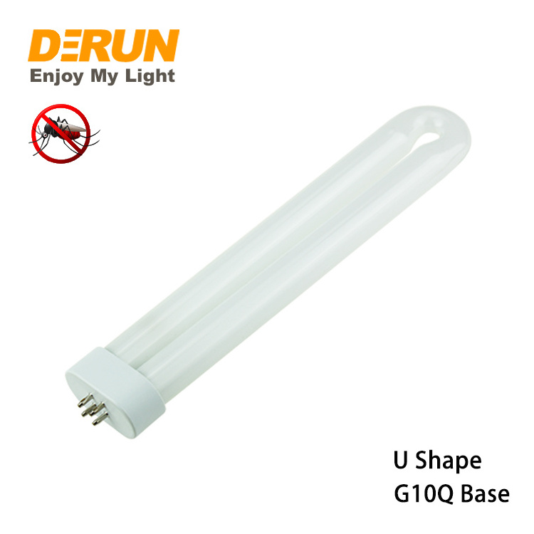 Factory Price U Shape 365NM UV fluorescent Lamp 18W 25W 40W 4 Pin G10Q Mosquito Insect Killer Flies Pest Trap Bug Zapper