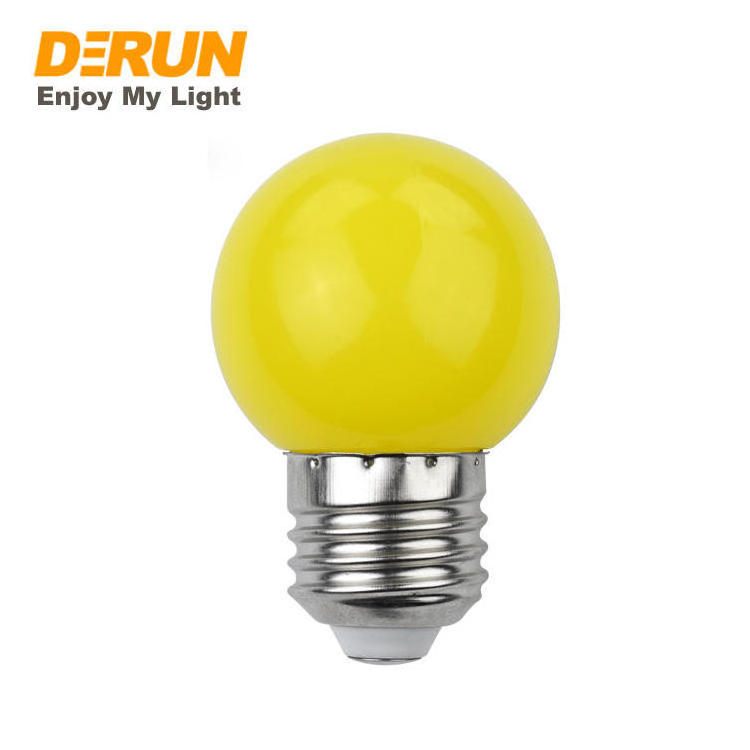 0.5W 1W 1.5W Blue Green Orange Yellow Red Purple Mini G45 LED Bulb For Christmas Halloween Decoration Lighting , LED-COLOR