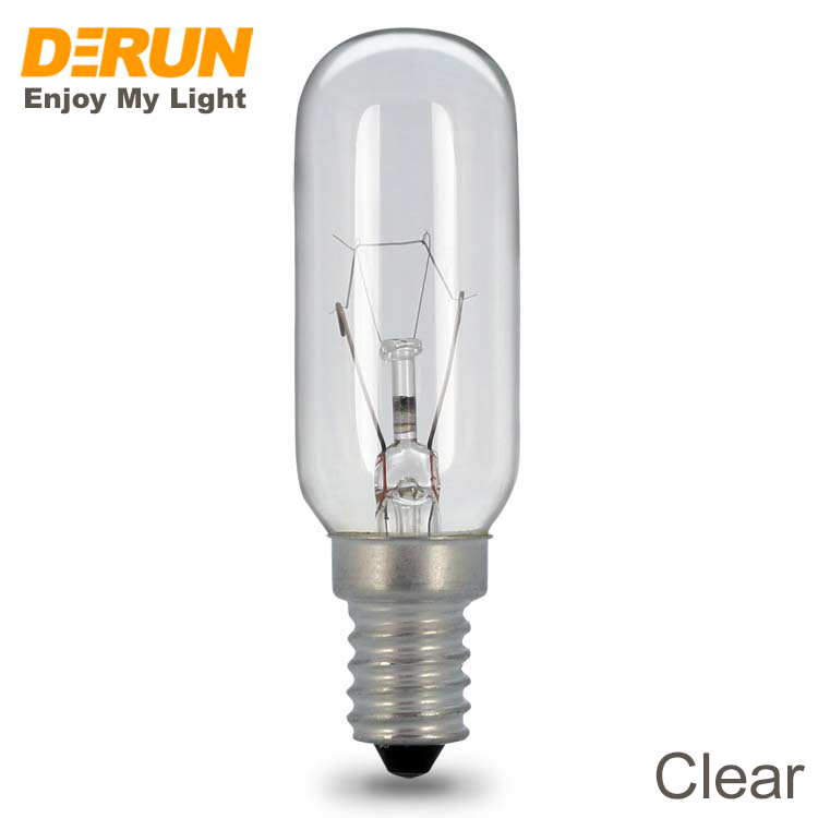 T25 25W 40W 60W E27 E14 Aluminum Clear Glass Incandescent Light Bulbs , INC-T25