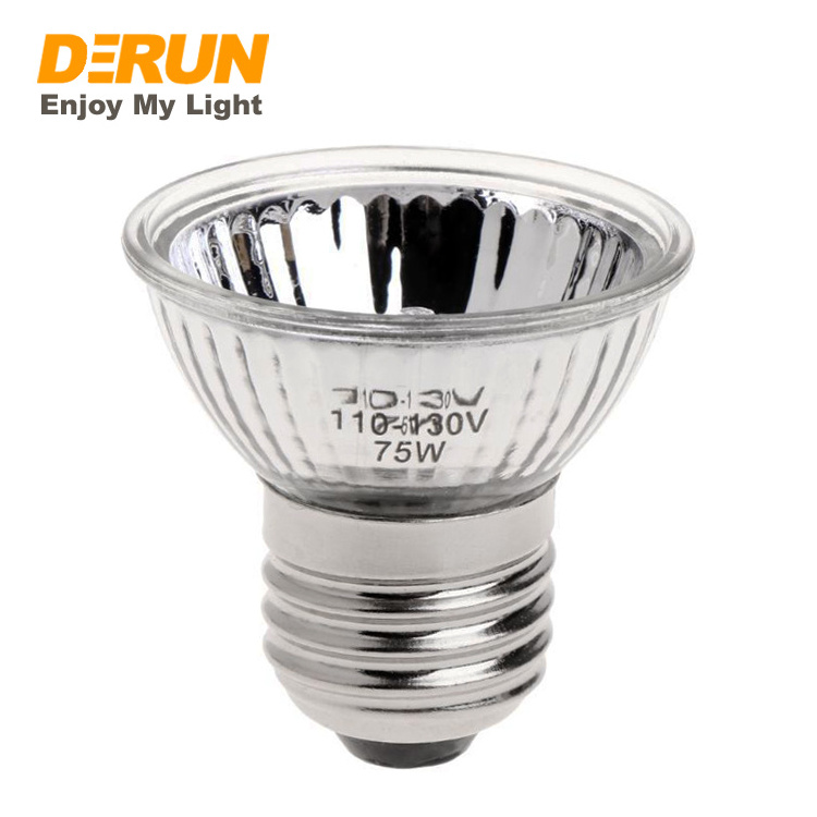 25W 50W 75W 2800K UVA UVB 3.0 Reptile Full Spectrum Turtle Basking Light Lamp Pet Bulb Halogen Heating Lamp Bulb , HAL-HR