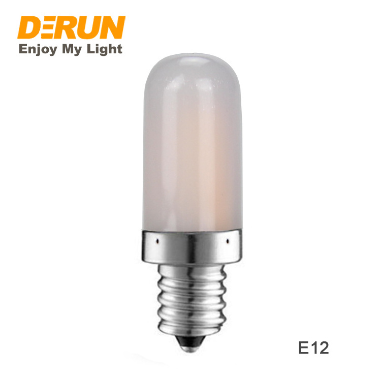 Energy Saving CE ROHS 1.5W T5 Soft White PC Shell Mini E14 E12 Filament Leb Bulb , FMT-MINI-E14