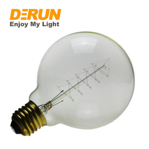 Manufacturer G80 G95 G125 Decoration Lamp Antique Vintage Edison Light Led Tungsten Filament Incandescent Bulb , EDI-GLOBAL