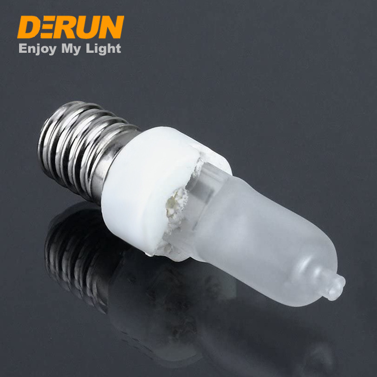 JD Mini Halogen Light Bulbs Refrigerator Lamp E11 E14 BA15D Base Frosted Glass 35W 50W 75W 100W 150W 200W 250W , HA