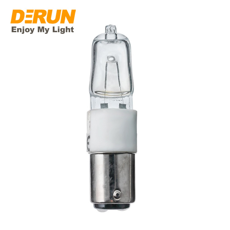 JD Mini Halogen Light Bulbs Refrigerator Lamp E11 E14 BA15D Base Frosted Glass 35W 50W 75W 100W 150W 200W 250W , HA