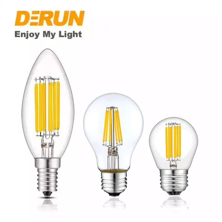 Antique 4W 8W A60 A70 Vintage Edison Bulb E27 E26 B22 Tungsten Filament Lamp Led Bulb Filament Bulb  , FMT-A60