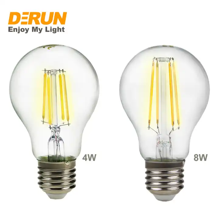 Antique 4W 8W A60 A70 Vintage Edison Bulb E27 E26 B22 Tungsten Filament Lamp Led Bulb Filament Bulb  , FMT-A60