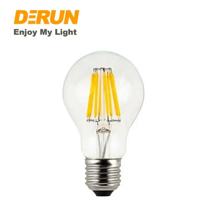 Dimmable Led Filament Bulb 12V 24V 220V 2W 4W 6W B22 E12 E14 E26 E27 Clear Amber COB Filament Light , FMT-DIM