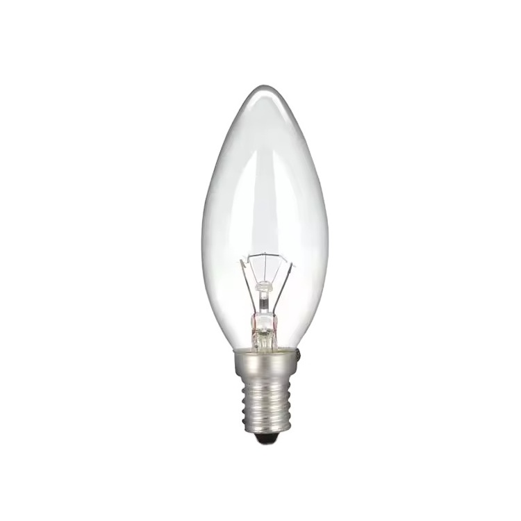 Modern C35 Chandelier Light Clear Frosted 25W 130V Tungsten Candle Bulb E14 E27 B22 Base  modern chandelier bulb ,   INC-C35