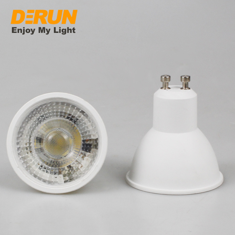 DOB Plastic and Aluminum Cover GU10 3W 5W 6W 7W LED Ceiling Light Source Spotlights GU10 LED Downlights Bulbs , LED-GU10