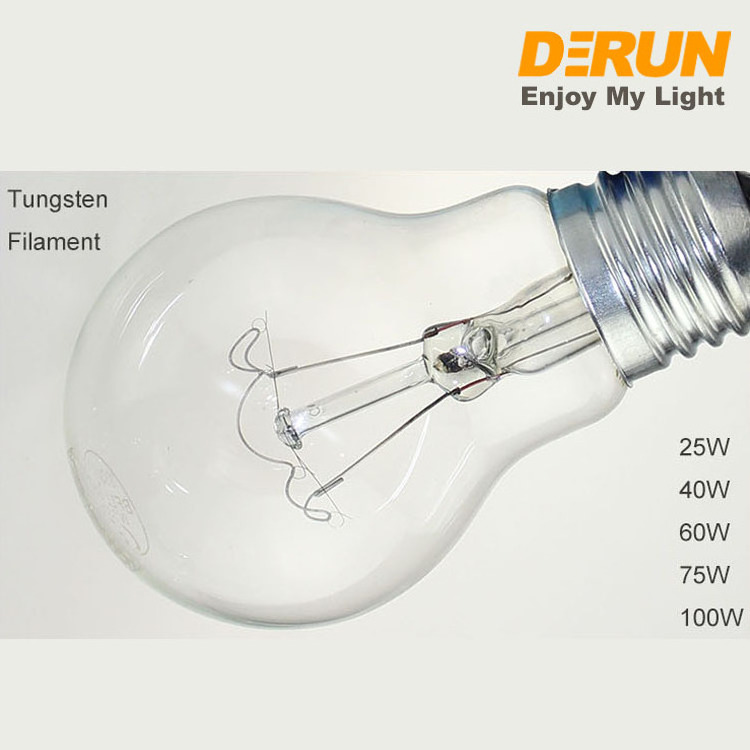 PS55 PS60 PS70  40W 60W 75W 100W  220V 120V 130V E27 B22 E26 incandescent light bulb , INC-A55